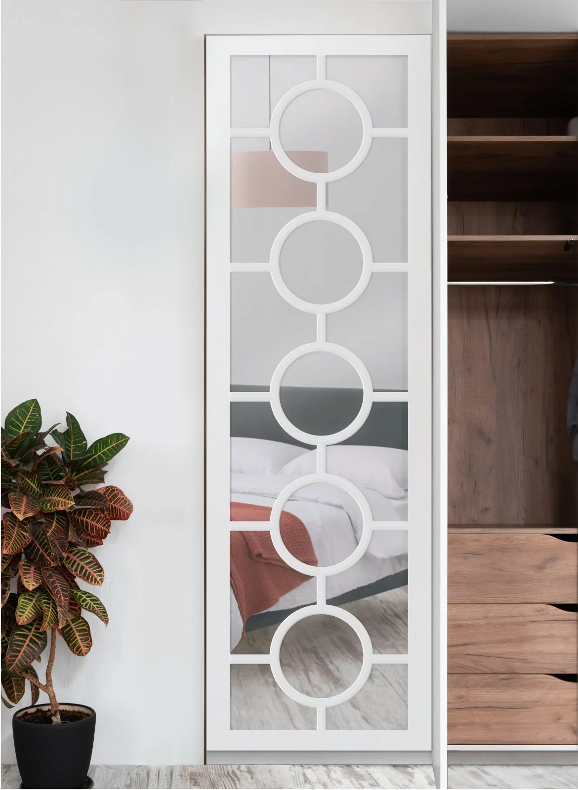 fretwork circle doors for wardrobes